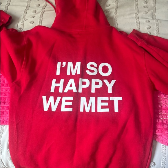 we’re not really strangers red hoodie - Picture 2 of 5